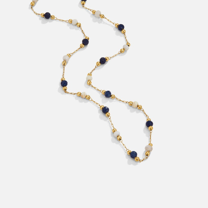 Collier en pierres perlées Lulu Midnight