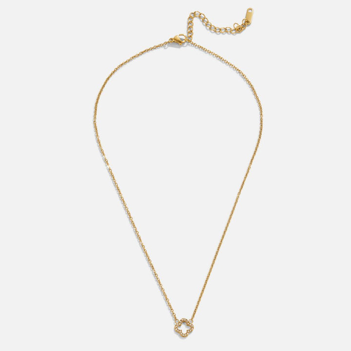 Luxusný Kryštálový Štvorlístkový collier