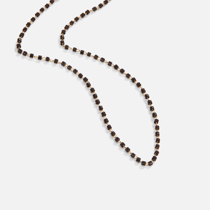 Collier z čiernych perál Maisie