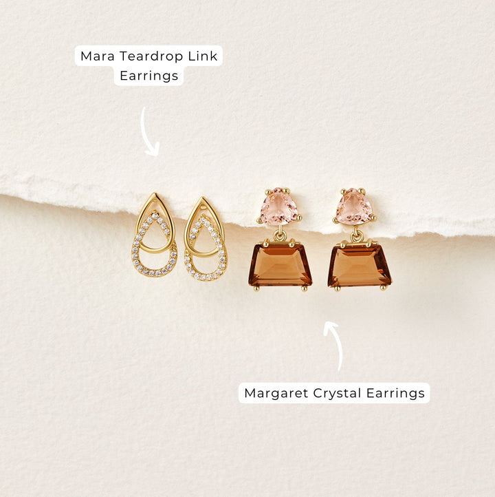Boucles d’oreilles goutte Mara