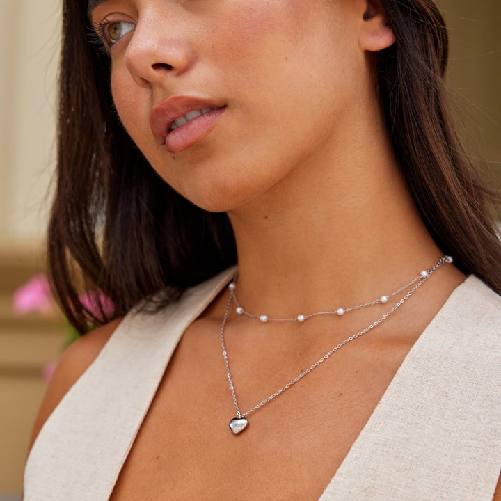 Marina Collier argenté Láska