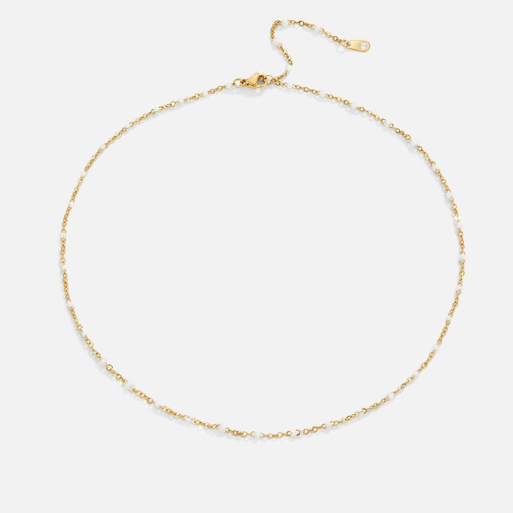 Mila Blanc Collier de perles