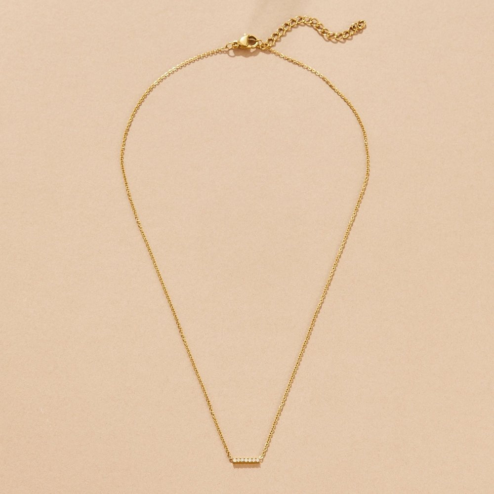 Collier Missy s krištáľovým tyčinkovým príveskom