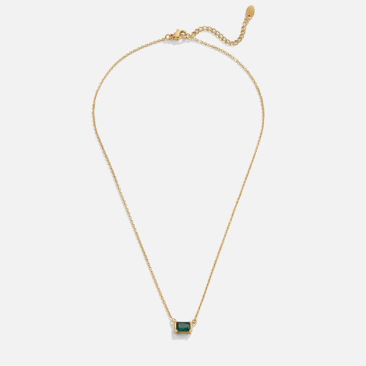 Monica Vert émeraude collier