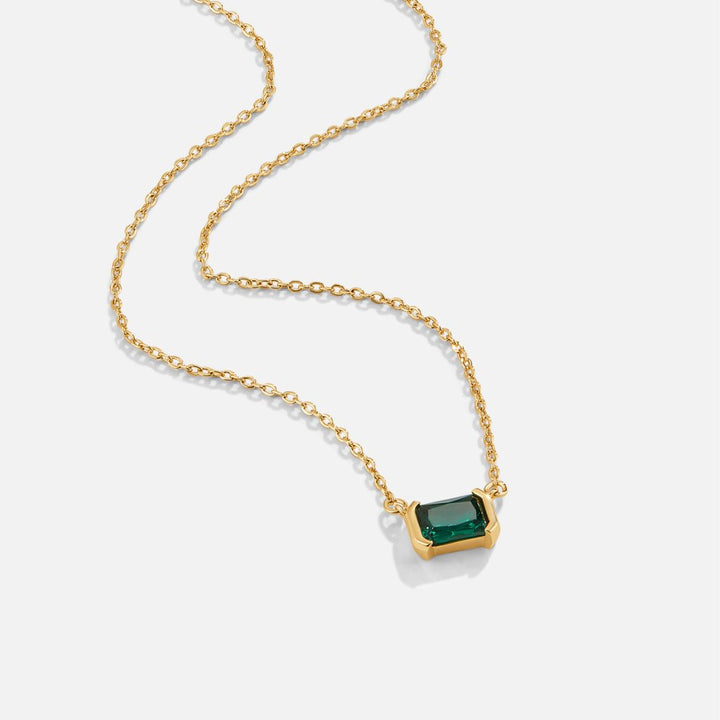 Monica Vert émeraude collier
