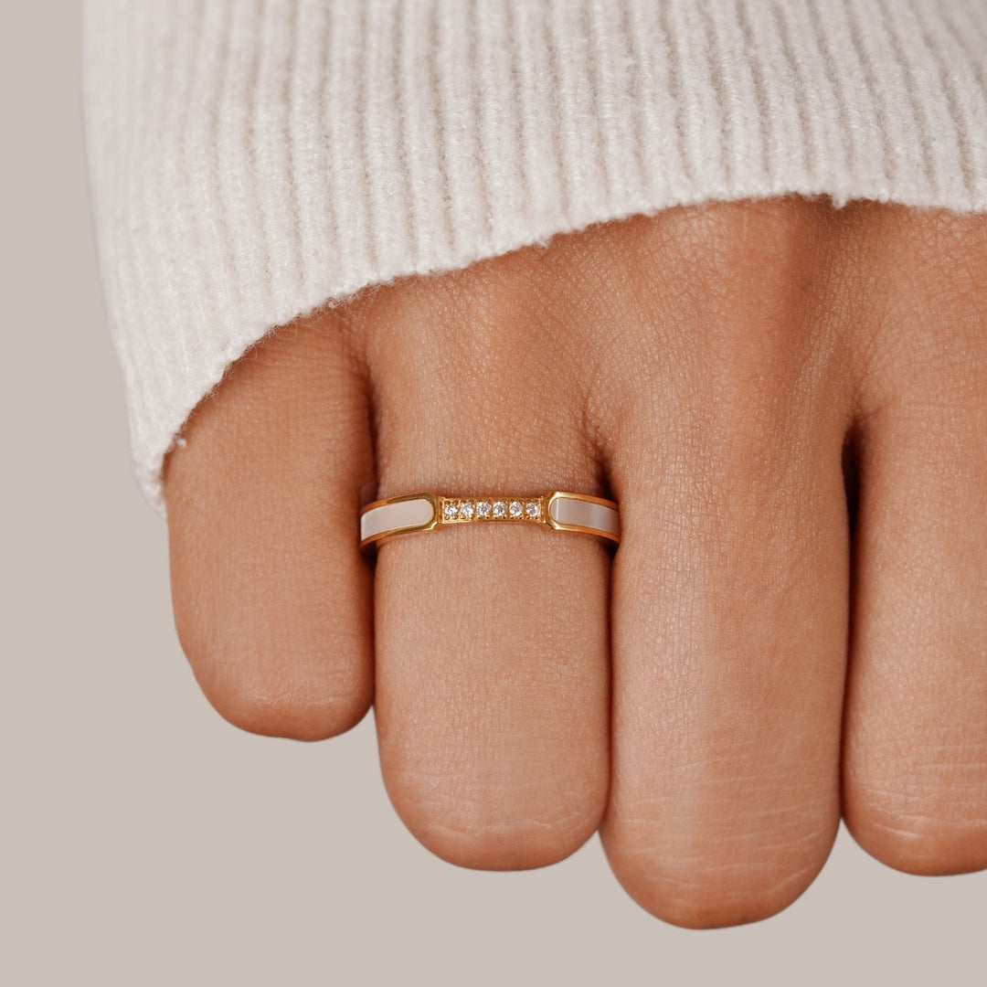Bague Mati perle cristal