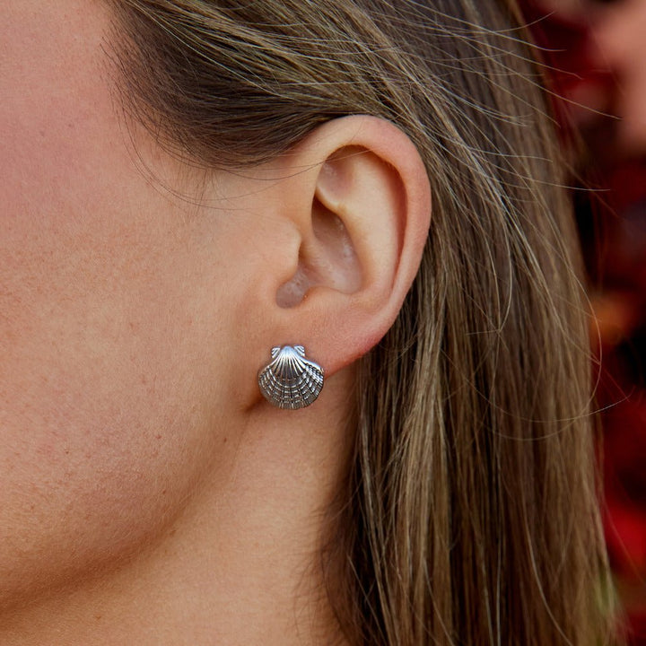 Boucles d’oreilles argentées Naia Coquillage & Étoile de mer