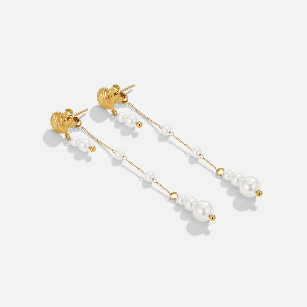 Boucles d’oreilles perles Neesa à pompons