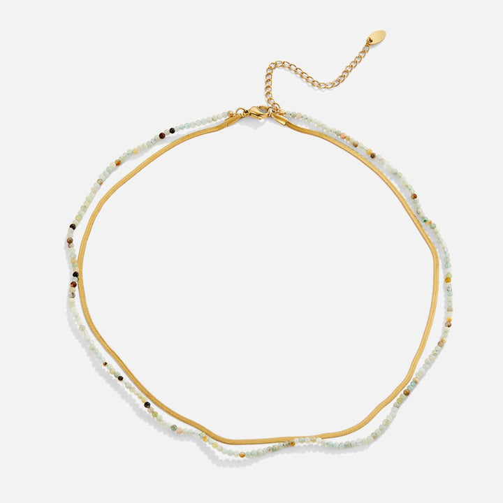 Neesa Collier multirang z en pierre perles
