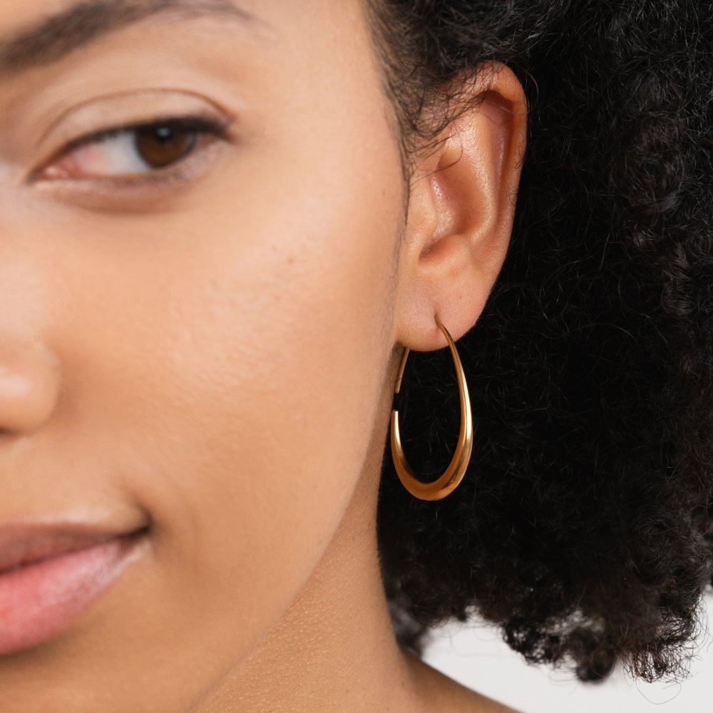Boucles d’oreilles dorées Nica