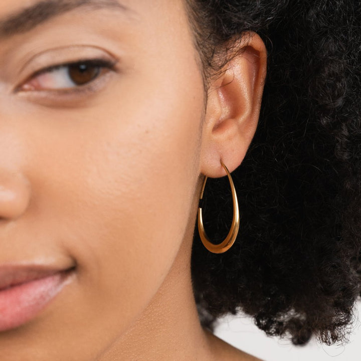 Boucles d’oreilles dorées Nica