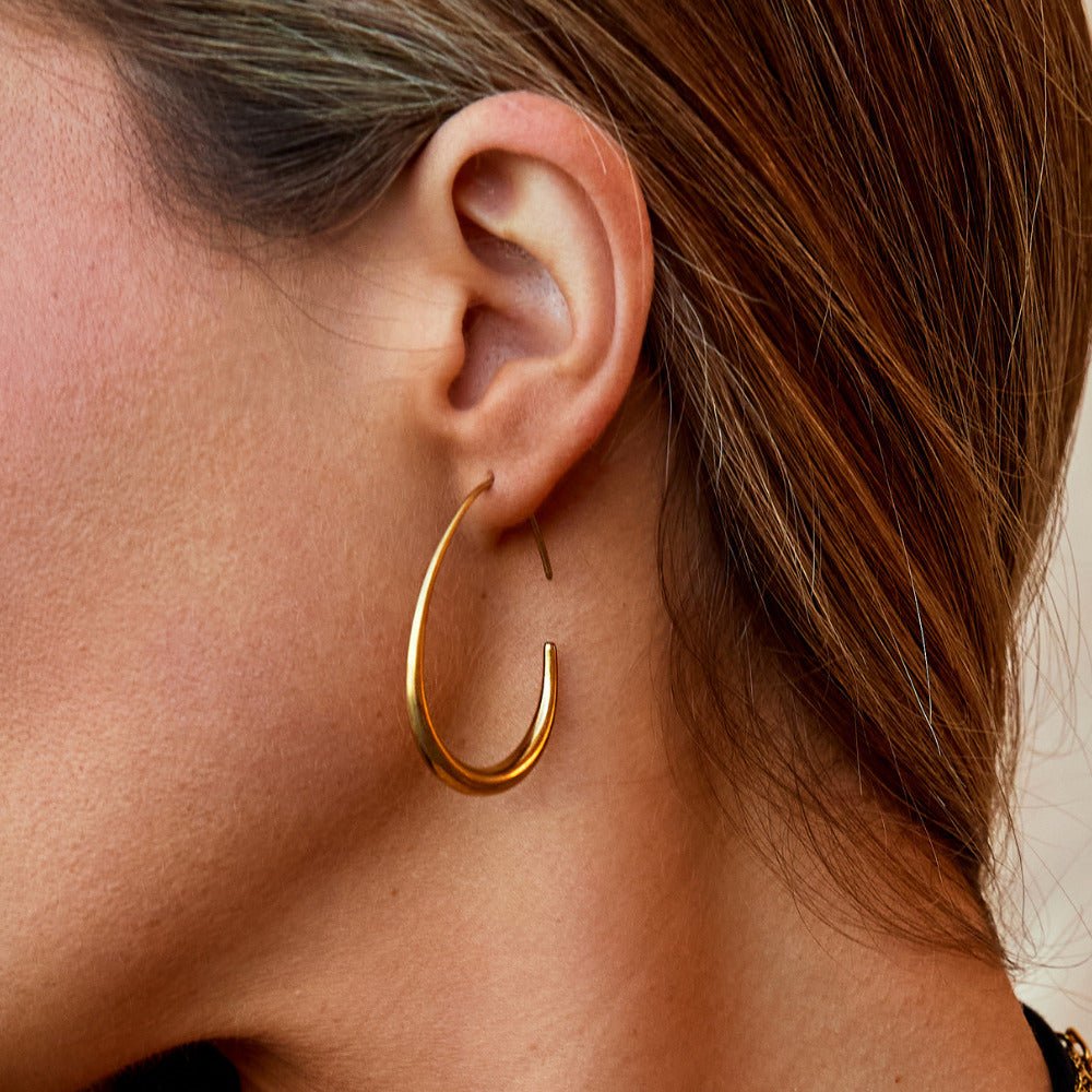 Boucles d’oreilles dorées Nica