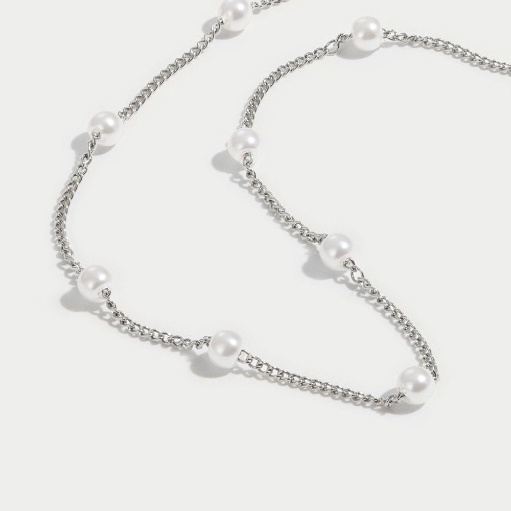 Collier Nura Pearl Silver