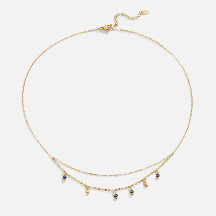 Olivija Collier goutte bleue