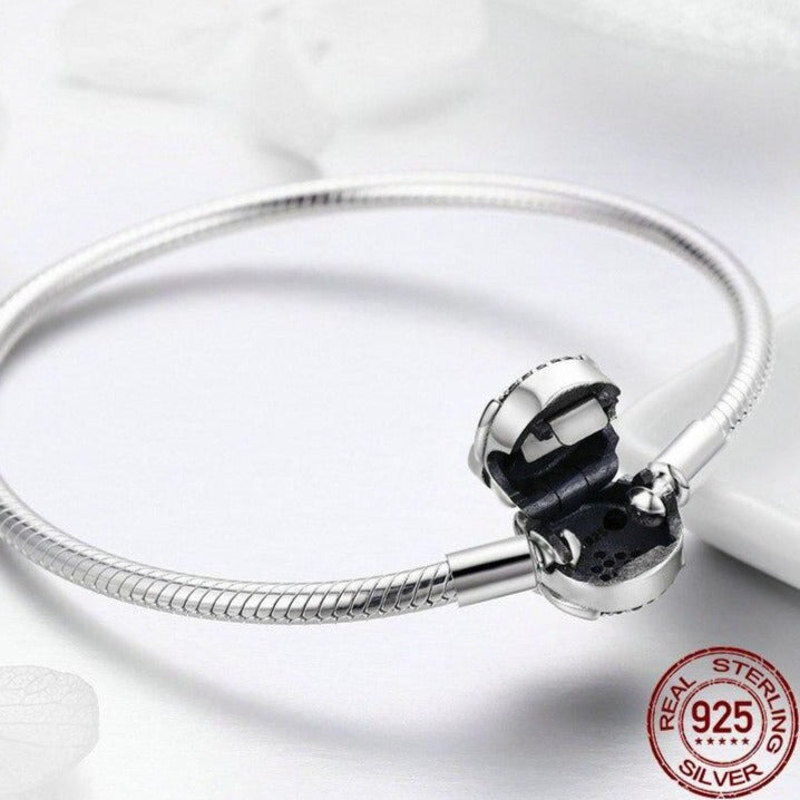 Bracelet Argenté avec Charm Hibou