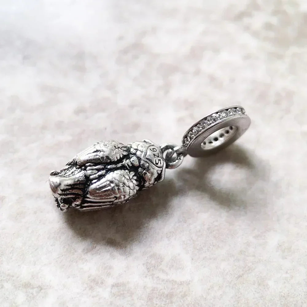 Charm pendant Hibou - Maison Perle