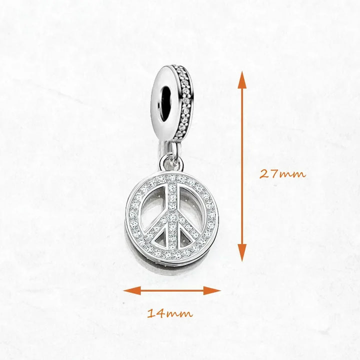 Charm Symbole de Paix – Maison Perle