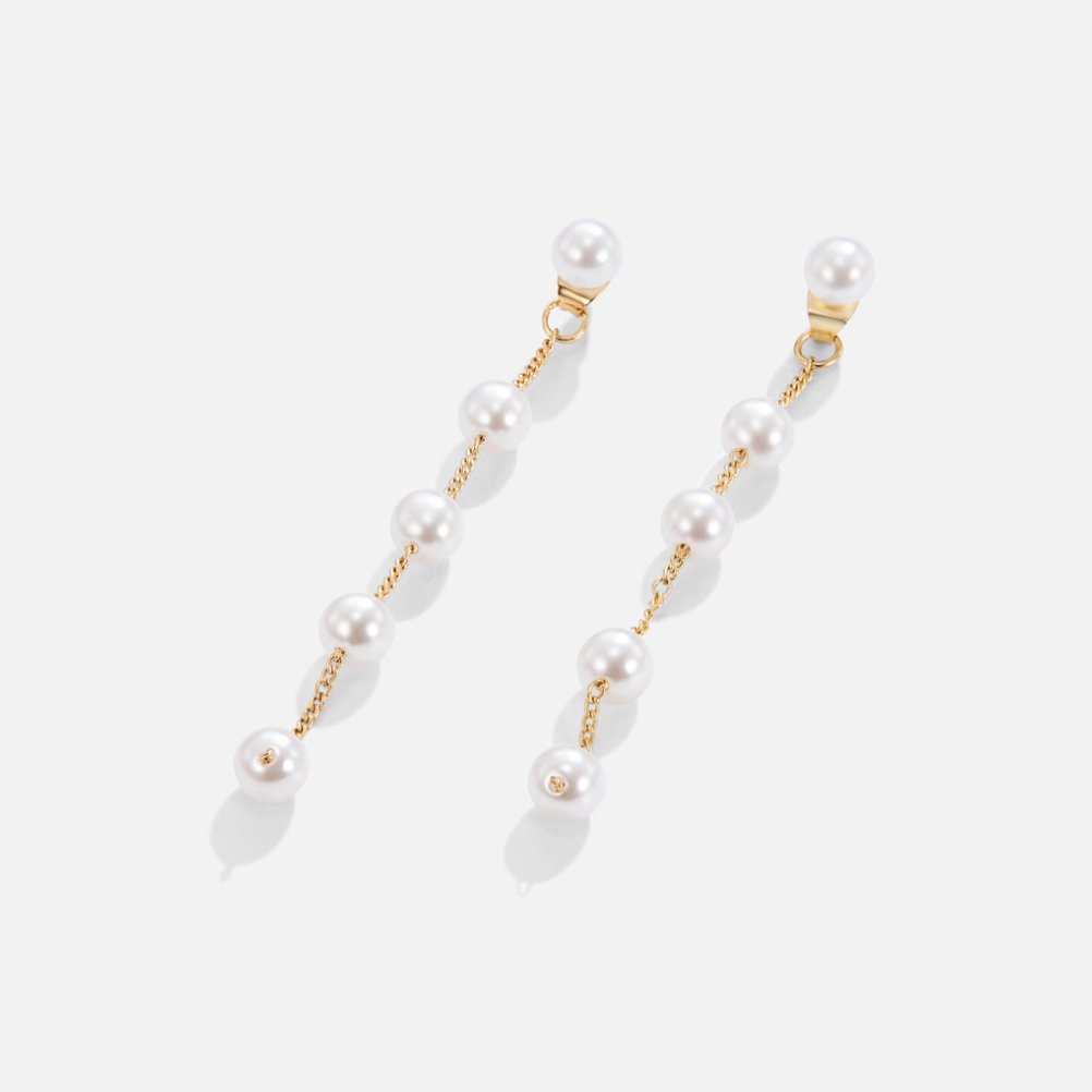 Boucles d’oreilles avec perle