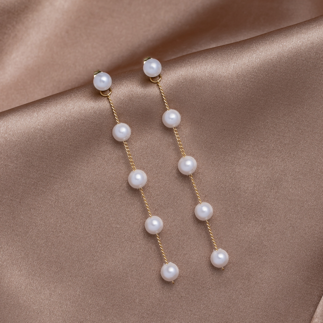 Boucles d’oreilles avec perle