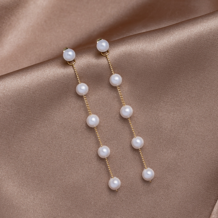 Boucles d’oreilles avec perle