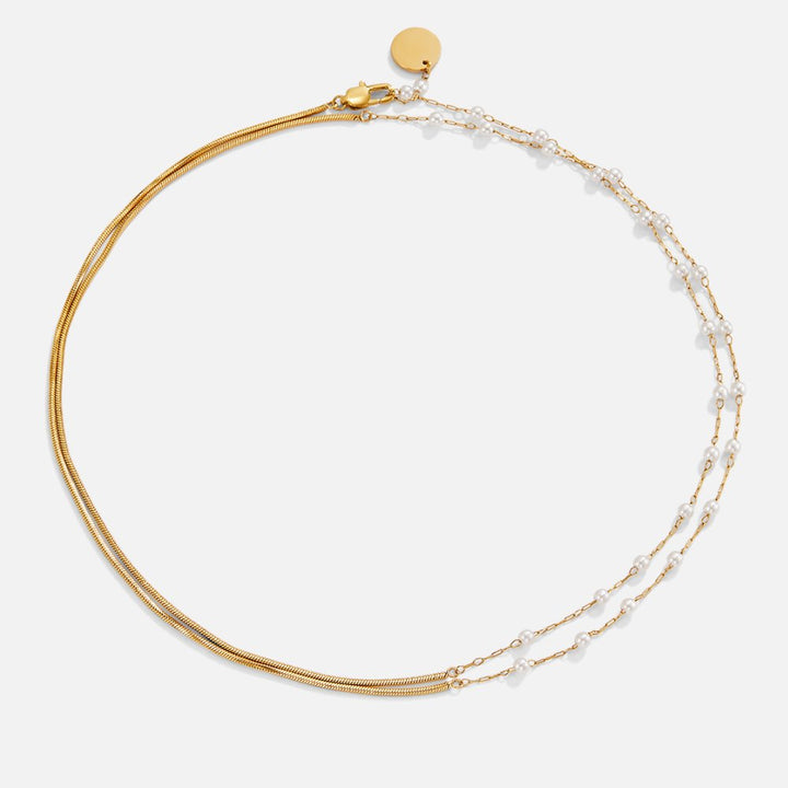 Collier de perles a zlata