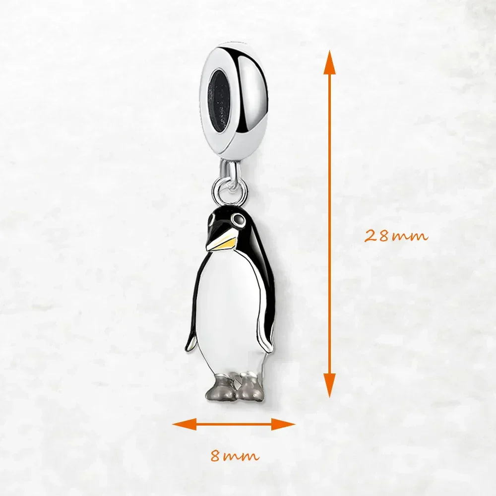 Charm pendant Pingouin - Maison Perle
