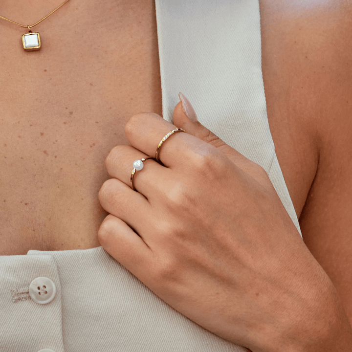 Bague perles Peri