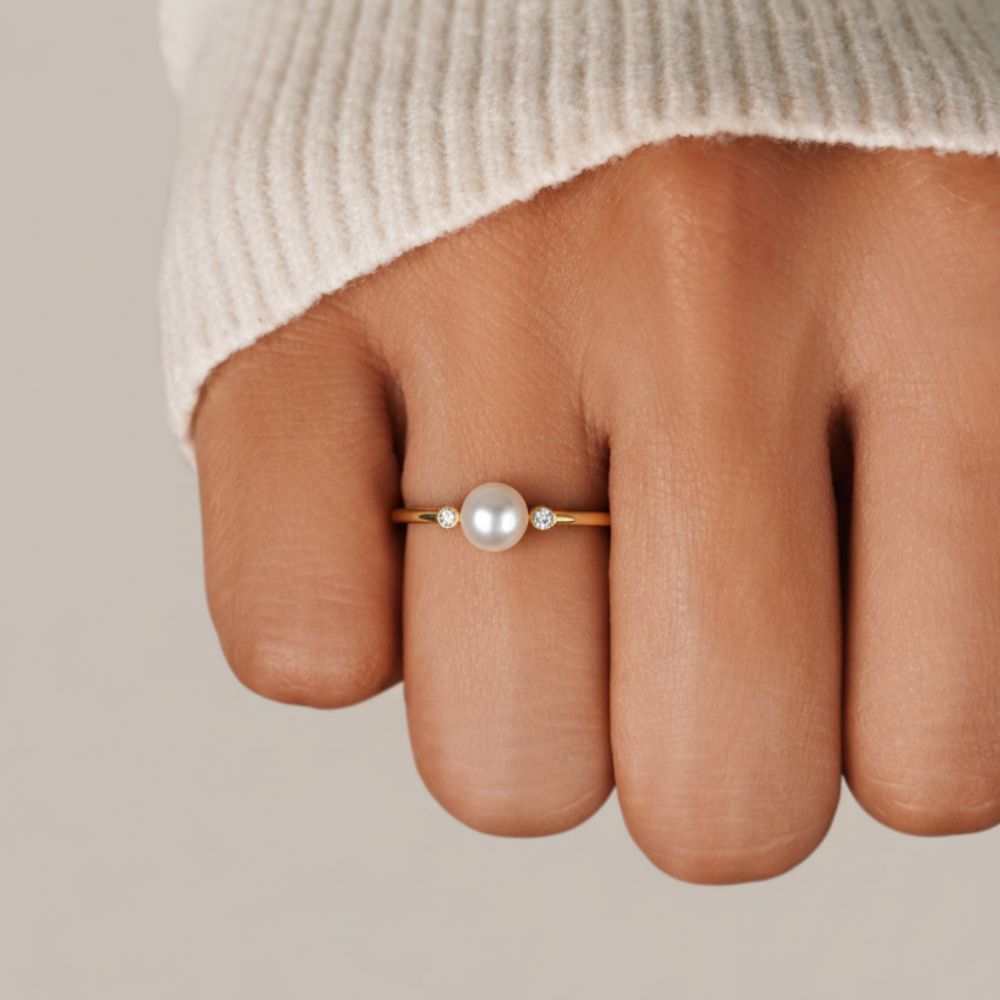 Bague perles Peri