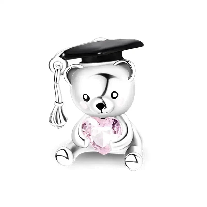Charm Ourson rose - Maison Perle