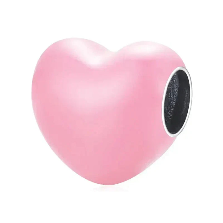 Charm rose avec cœur