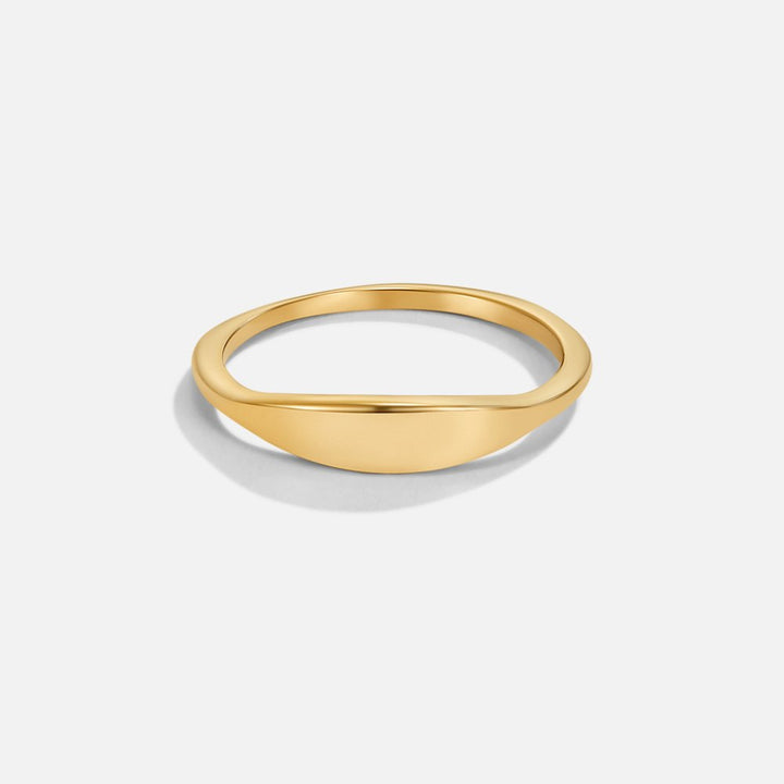 Bague dorée Pipa