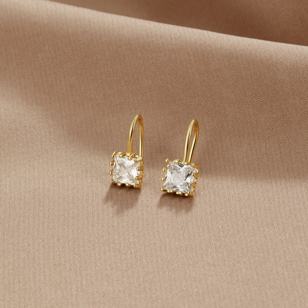 Boucles d’oreilles Piper avec gouttes en cristal