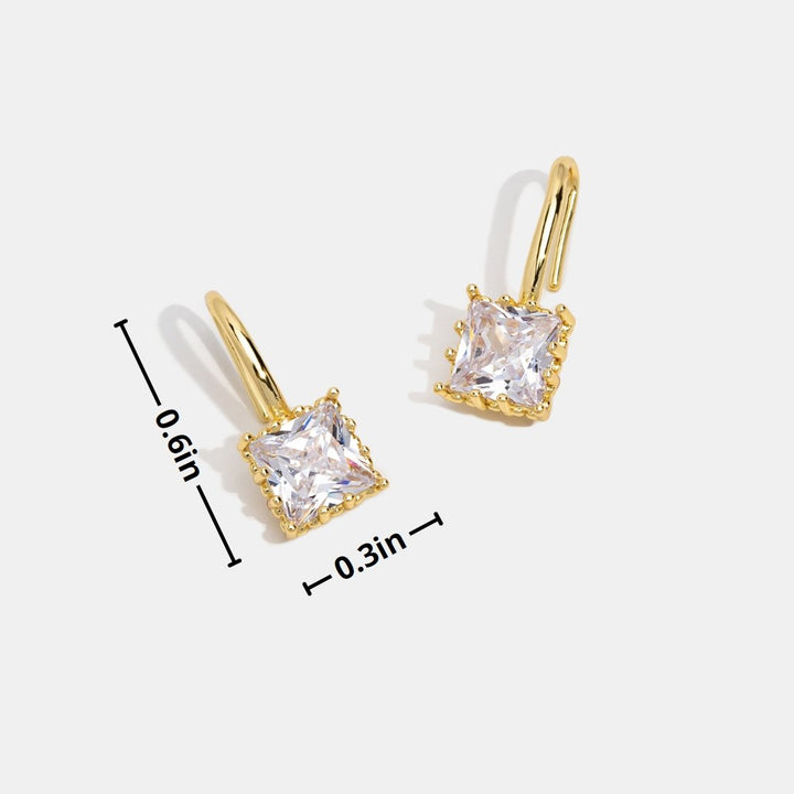Boucles d’oreilles Piper avec gouttes en cristal
