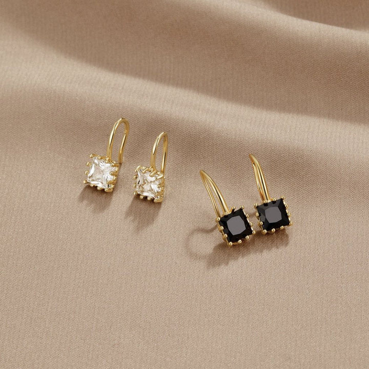 Boucles d’oreilles Piper avec gouttes en cristal