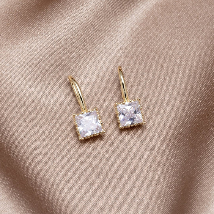 Boucles d’oreilles Piper avec gouttes en cristal