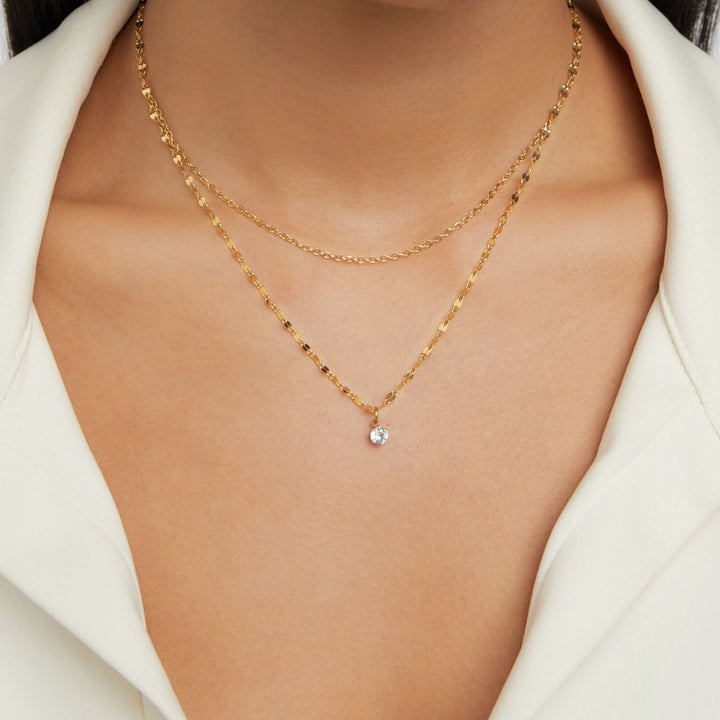 Piya en cristal Collier multirang