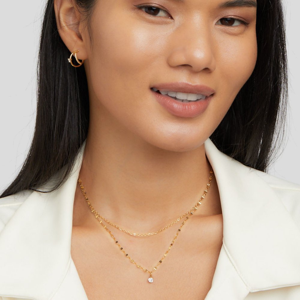 Piya en cristal Collier multirang