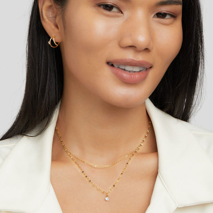 Piya en cristal Collier multirang