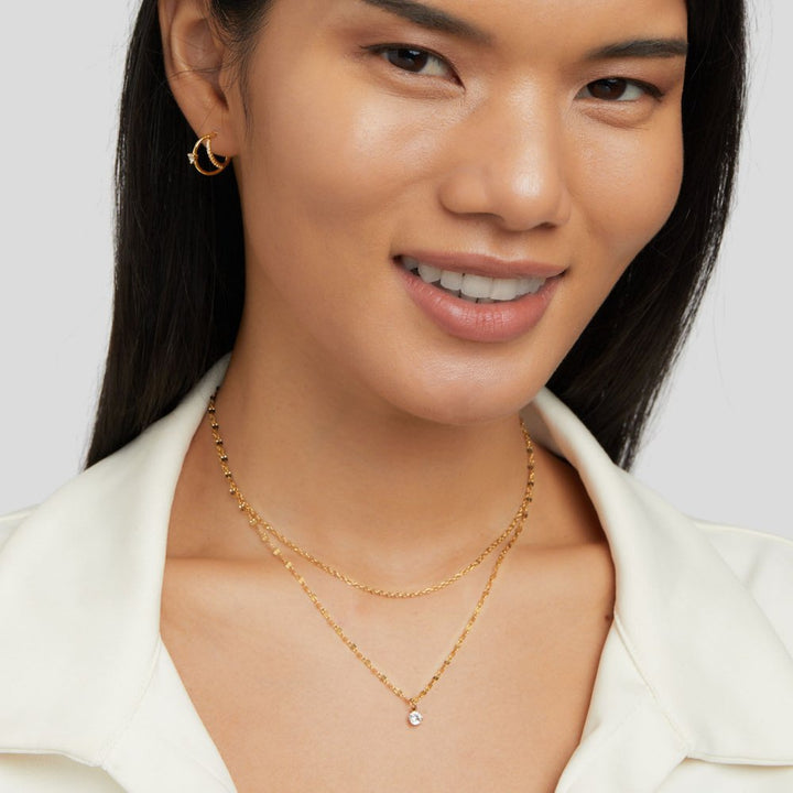 Piya en cristal Collier multirang