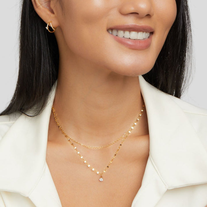 Piya en cristal Collier multirang