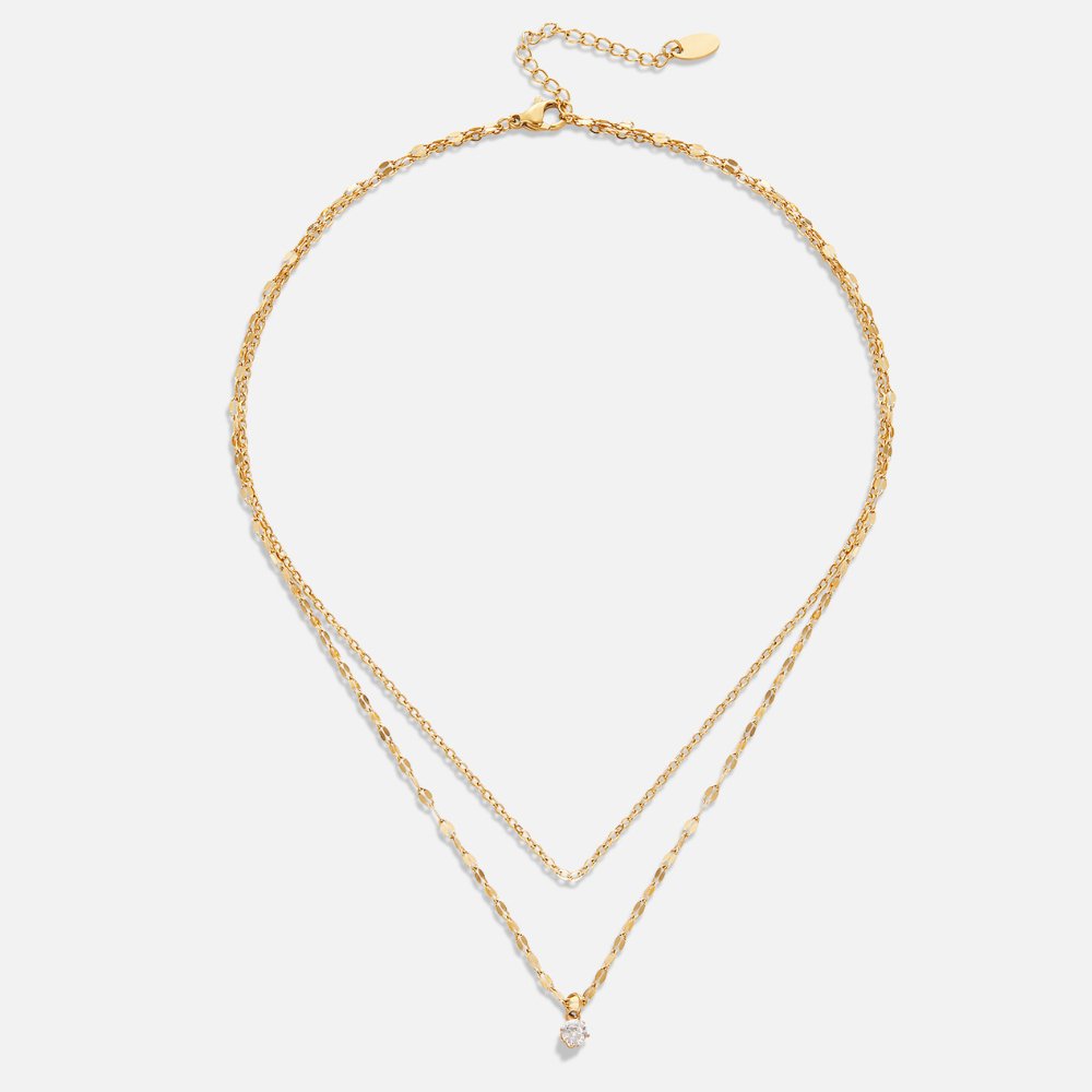 Piya en cristal Collier multirang