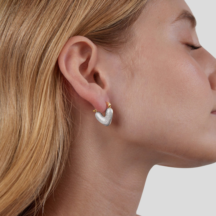 Boucles d’oreilles Cœur Pur