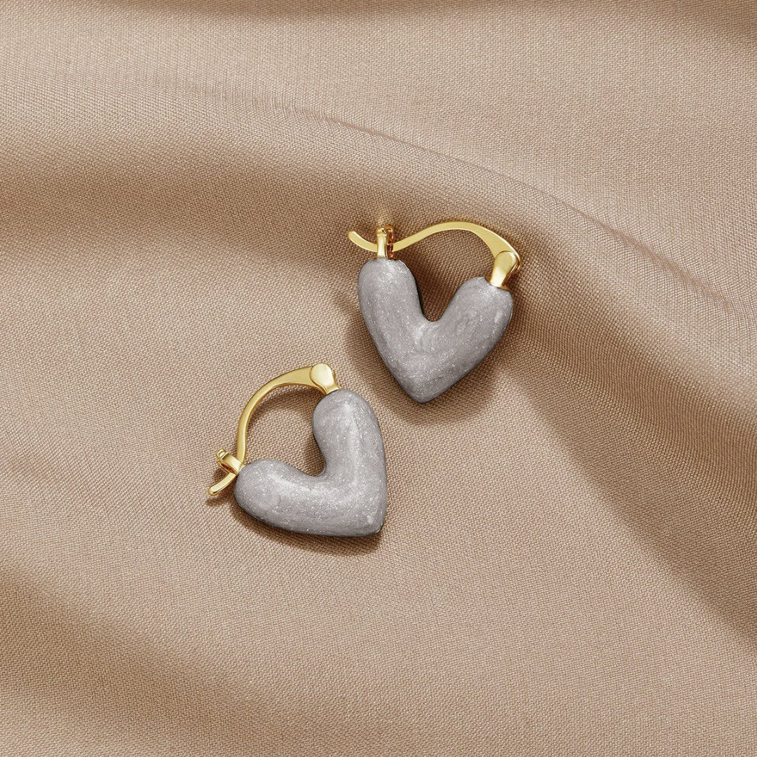 Boucles d’oreilles Cœur Pur