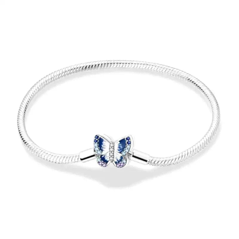 Bracelet avec Charm Papillon Violet