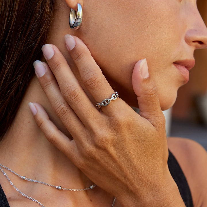 Bague Raya argentée