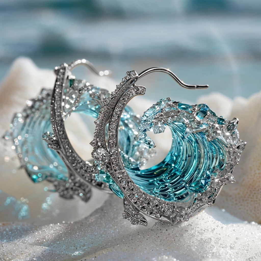 Boucles d’oreilles Serment de la mer