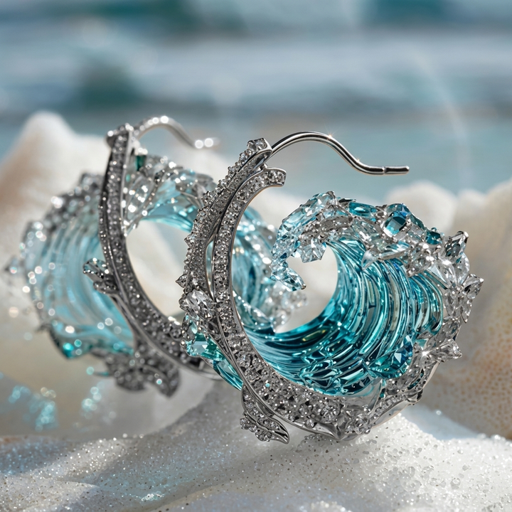 Boucles d’oreilles Serment de la mer