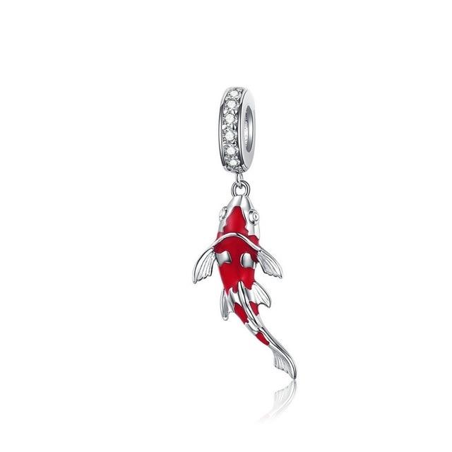 Charm pendant Petit poisson doré - Maison Perle