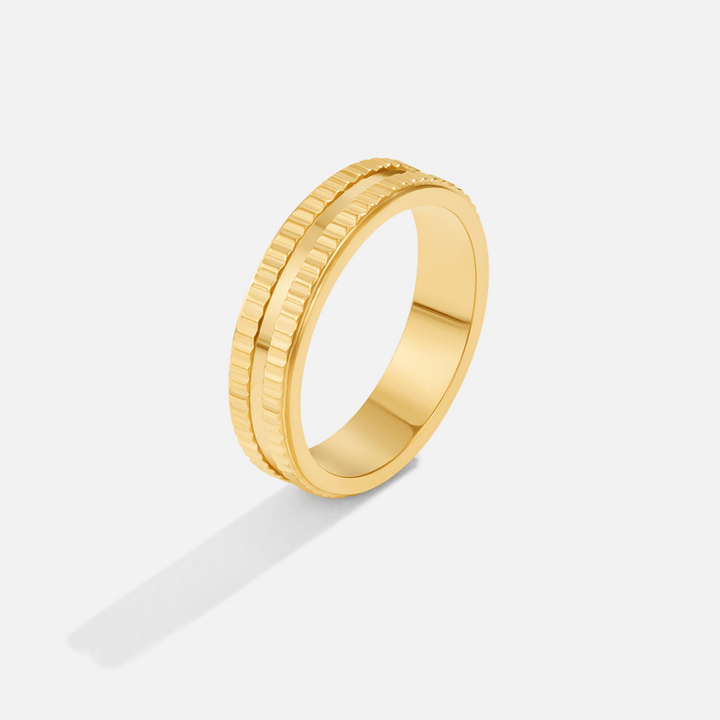 Bague dorée Rina