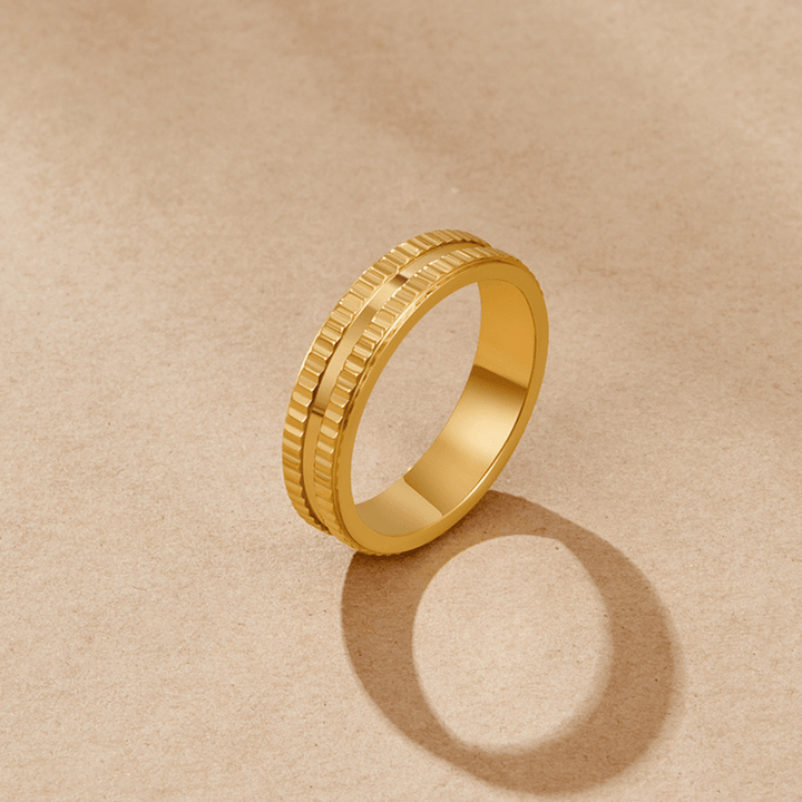 Bague dorée Rina